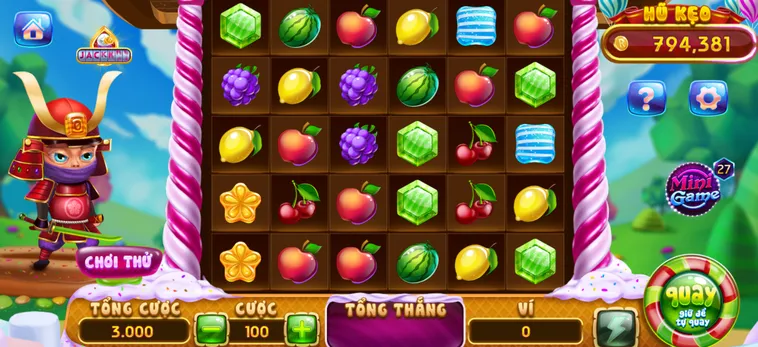 Nổ Hũ Candy Fruit Samurai Tại RikVip Đấu Trường Săn Thưởng Đẳng Cấp Cho Cao Thủ