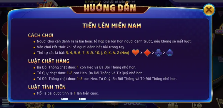 Chinh Phục Siêu Phẩm Tiến Lên Miền Nam Tại RikVip Đẳng Cấp Nhất Hiện Nay