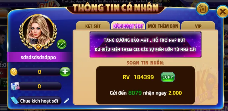 Cú Pháp Kích Hoạt Số Điện Thoại Để Tăng Mức Độ Bảo Vệ Cho Tài Khoản
