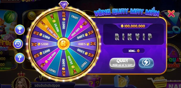 Săn Thưởng Khủng Mỗi Ngày Cùng Minigame Vòng Quay May Mắn Tại RikVip