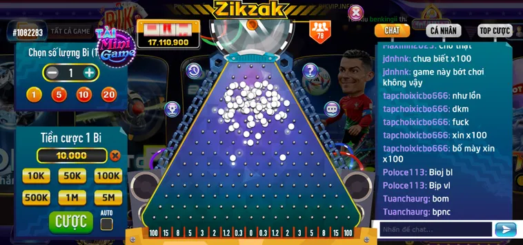 Minigame Zik Zak Tại RikVip Sân Chơi Giải Trí Đỉnh Cao Cho Cộng Đồng Game Thủ